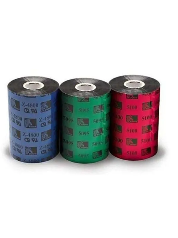 Zebra RIBBON 4800 80MMX450M - Påfyllning av bläckband (termisk överföring) Svart