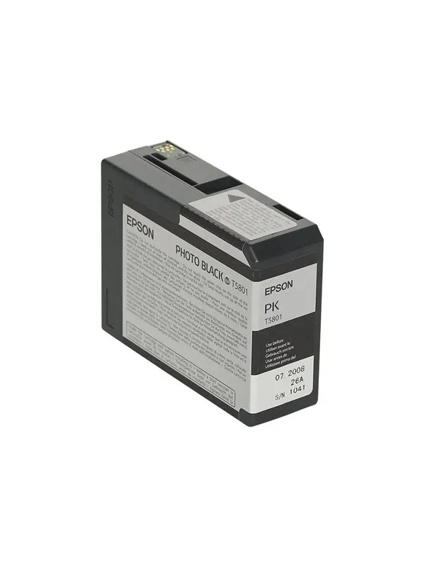 Epson T5801 Photo Black Ink - Bläckpatron Foto-svart