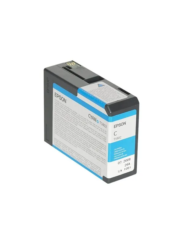 Epson T5802 - Cyan Ink - Bläckpatron Blå