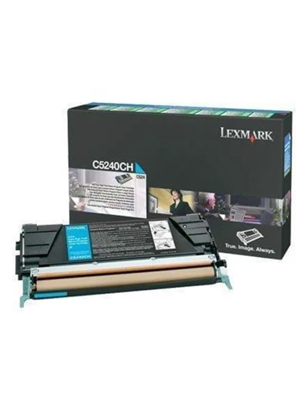 Lexmark C5240CH Toner - Tonerkassett Blå