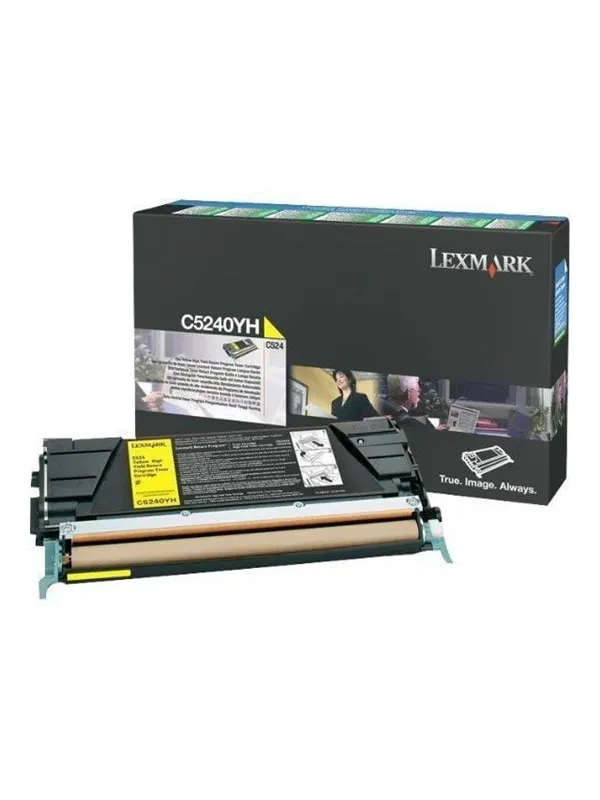 Lexmark C5240YH Toner Yellow - Tonerkassett Yellow