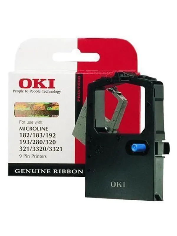 OKI Ribbon/black 9pin 1000sh f 100-300 - Skriv band Svart
