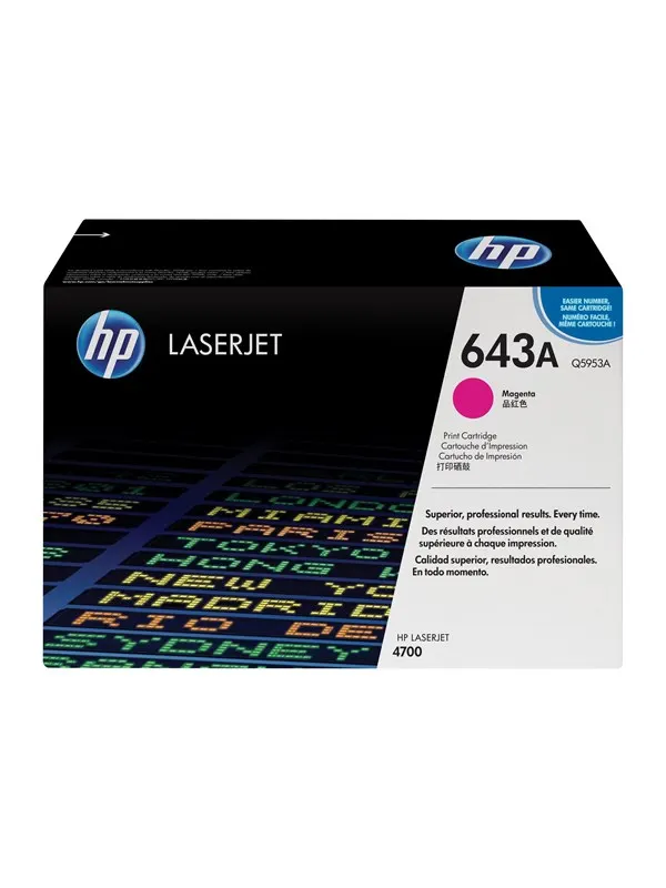 HP 643A / Q5953A Magenta Toner - Tonerkassett Magenta