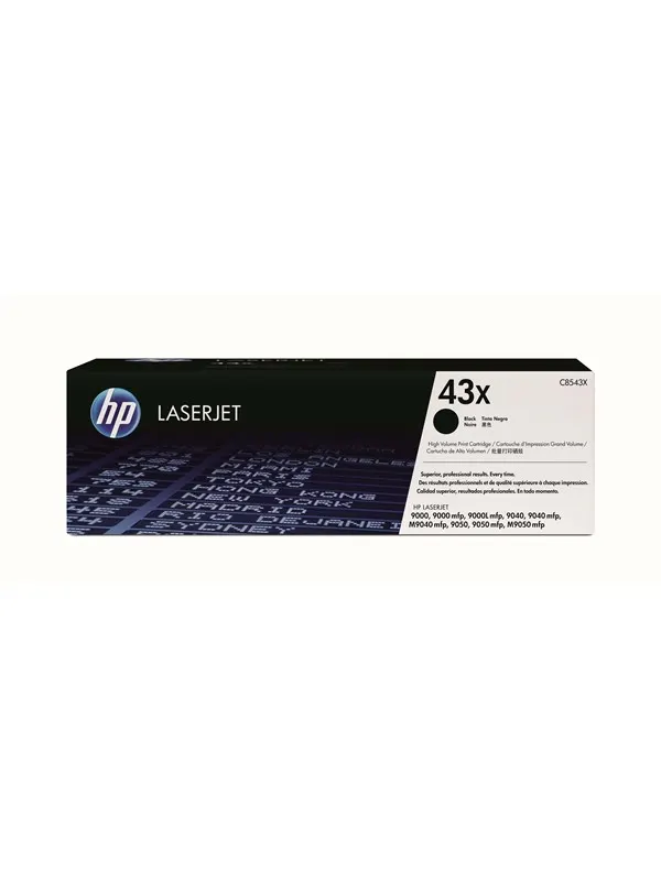 HP 43X / C8543X - Black Laser Toner - Tonerkassett Svart