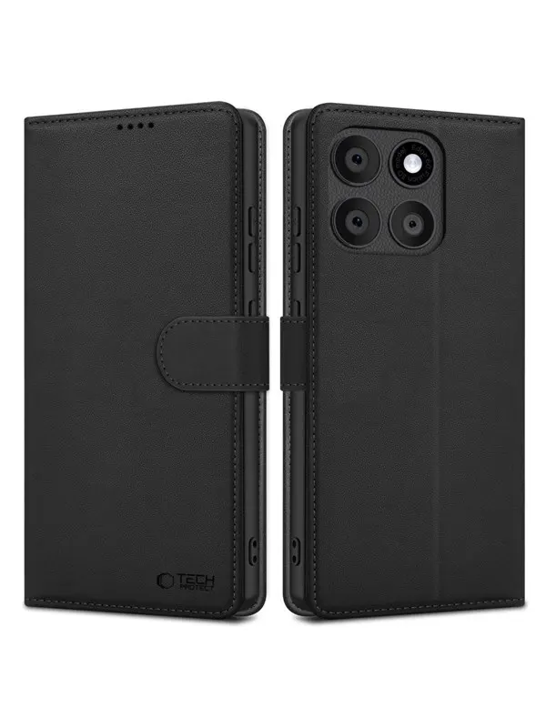 Tech-Protect Wallet Case for Motorola Edge 60 Fusion - Black