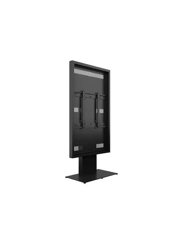 Multibrackets M Pro Series stand - kiosk style slim - for LCD display / touchscreen - enclosure - black - Max 100 kg - recommended for 85"