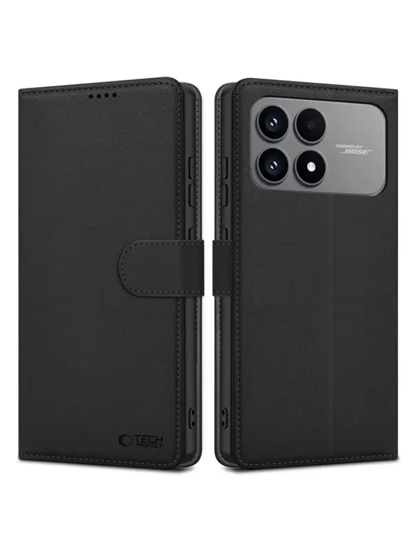 Tech-Protect Wallet Case for Xiaomi Poco F8 - Black