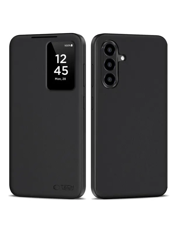 Tech-Protect Smart Wallet Case for Samsung Galaxy A26 5G / A17 4G / 5G - Matte Black