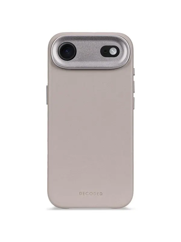 Decoded - Leather Backcover for iPhone 17 Air - Solid Clay