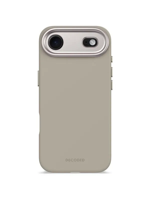 Decoded - AntiMicrobial Silicone Backcover for iPhone 17 Air - Soft Taupe