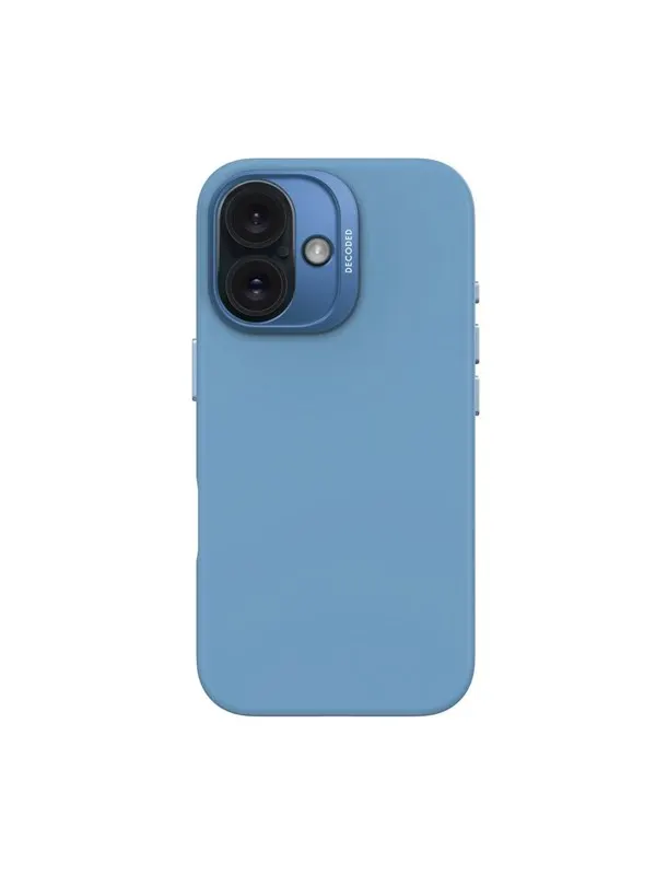 Decoded AntiMicrobial Silicone Backcover for iPhone 16 Air Blue (light Blue)