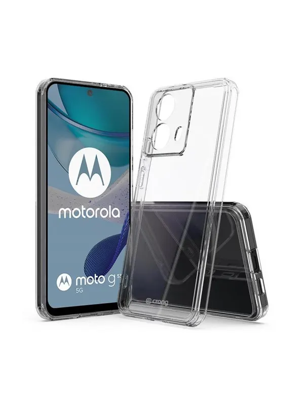 CRONG Crystal Shield Cover - Motorola Moto G53 Case - Transparent