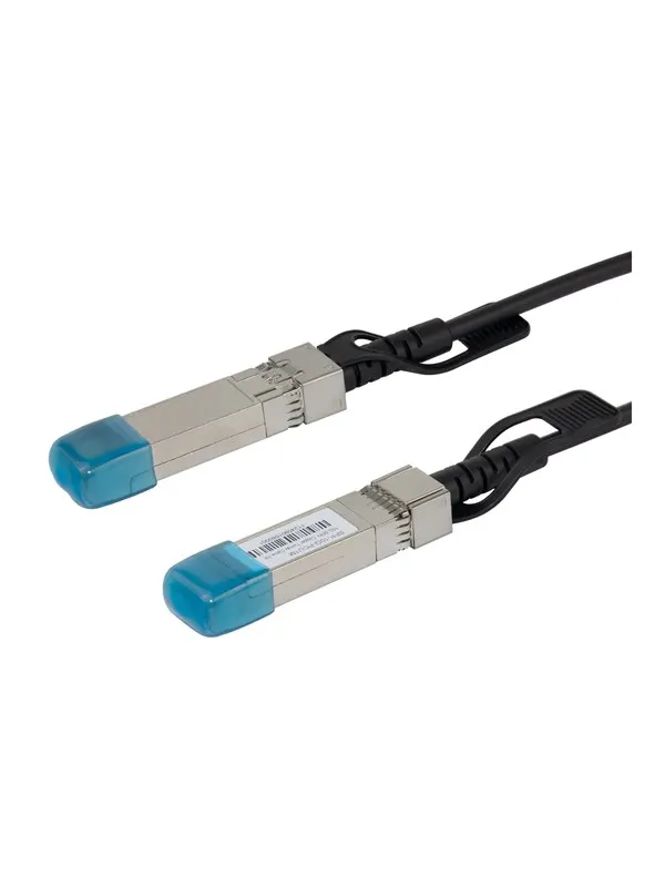 Deltaco 10GBase-CU direct attach cable - 1 m - black - Svart - 1m