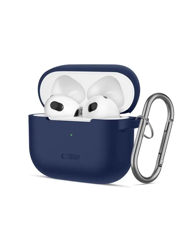 Tech-Protect Silicone Hook Case for Apple AirPods 3 - Blue