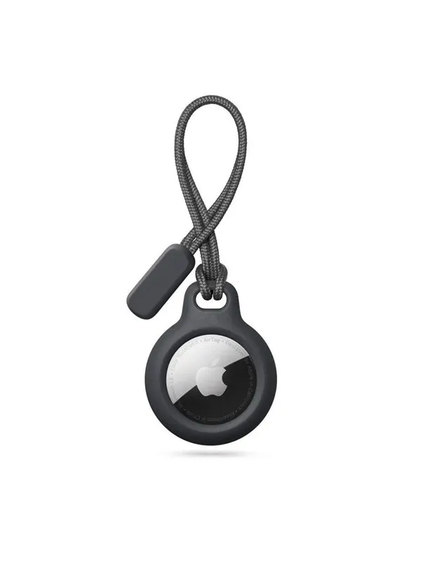 Tech-Protect Rough Chain Apple AirTag Case with Pendant - Black