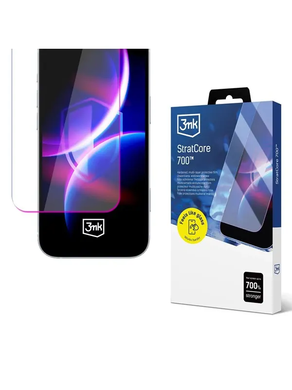 3mk Hardened multi-layer protective film StratCore700 for iPhone 17 Pro Max