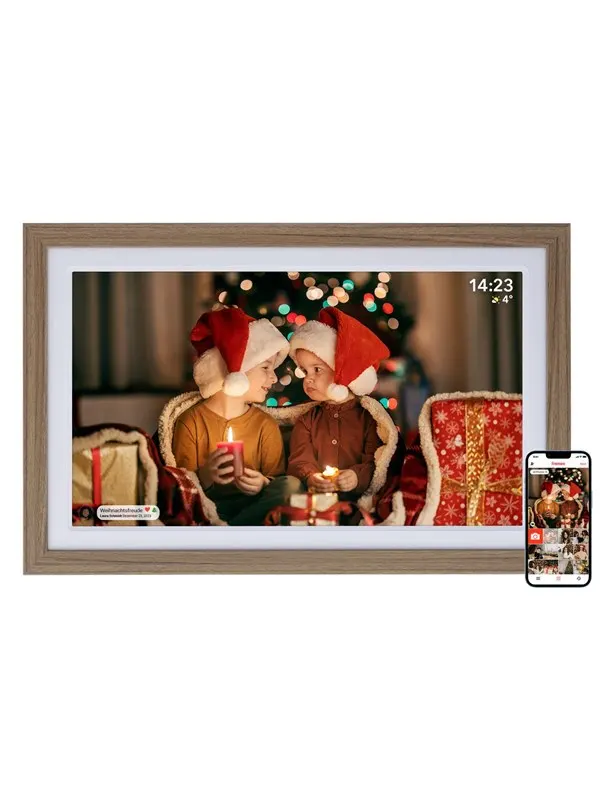 Rollei Smart Frame WiFi 212 - Wood Brown