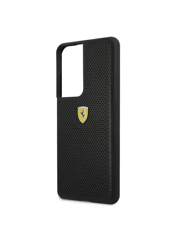Ferrari On Track Perforated Case for Samsung Galaxy S21 Ultra - Black