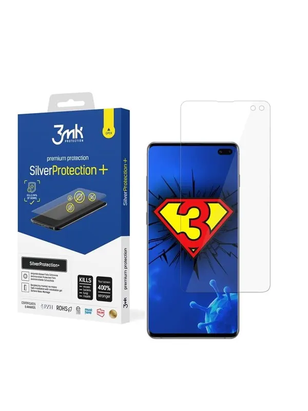 3mk Samsung Galaxy S10 Plus - SilverProtection+