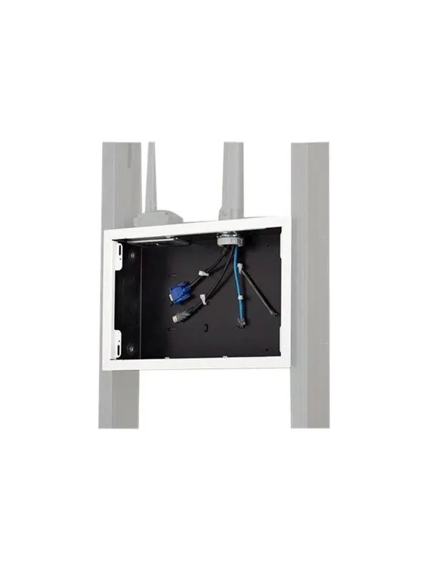 Chief Proximity In-Wall Storage Box with Flange - White - Max 4.54 kg - recommended for