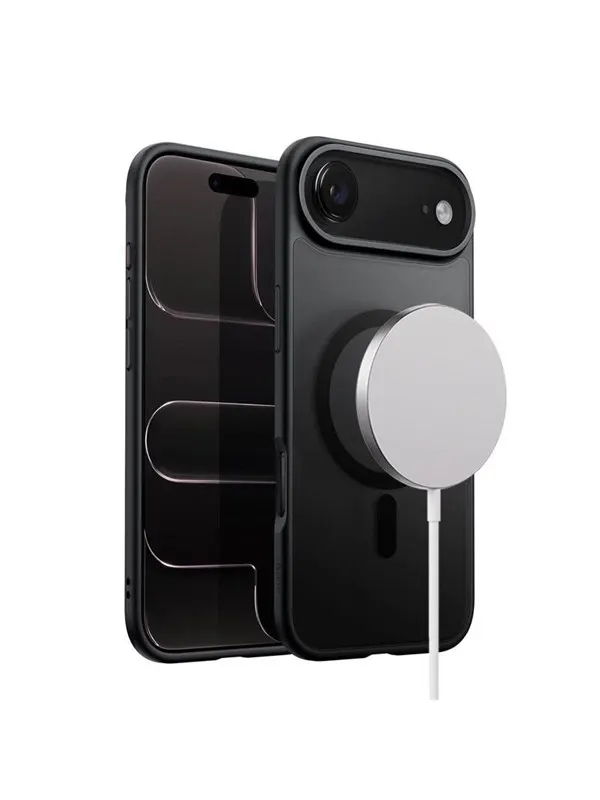 CRONG Hybrid Frost MAG Cover - MagSafe iPhone Air Case (Black)