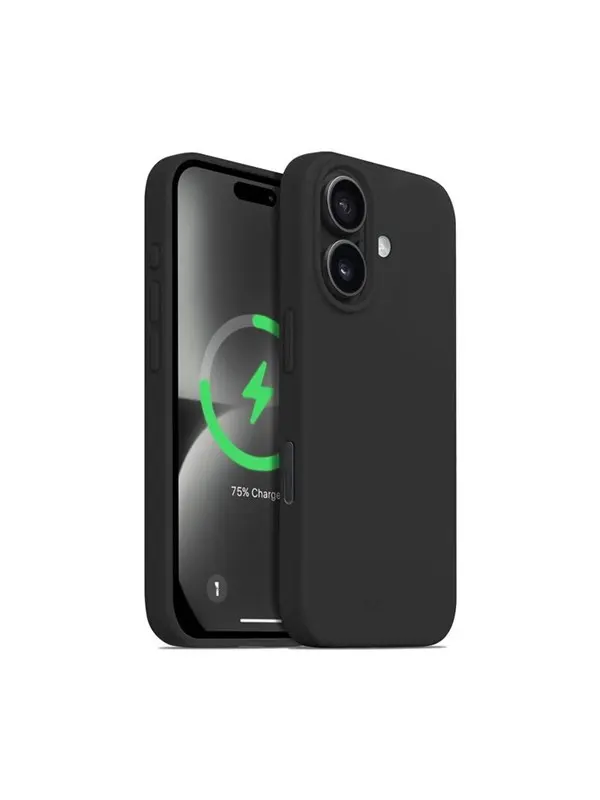 CRONG Color Cover Magnetic - iPhone 16 Plus MagSafe Case (Black)
