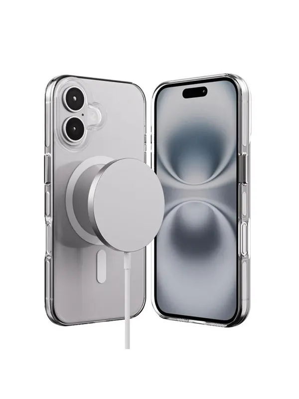 CRONG Clear MAG Pro - iPhone 16 MagSafe Case (Clear)