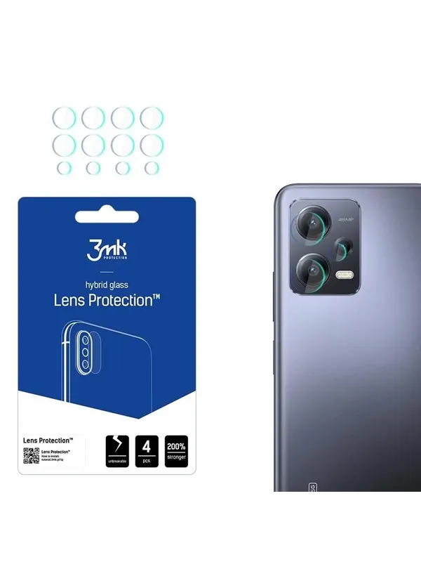 3mk Camera Glass for Xiaomi Redmi Note 12 Pro+ / Note 12 Pro 7H for Series Lens Protection Lens