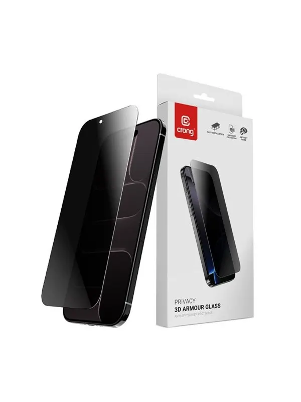 CRONG Privacy 3D Armor Glass - Tempered privacy glass for iPhone Air