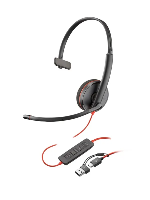HP Poly Blackwire 3220 Stereo USB-C Headset (Bulk)