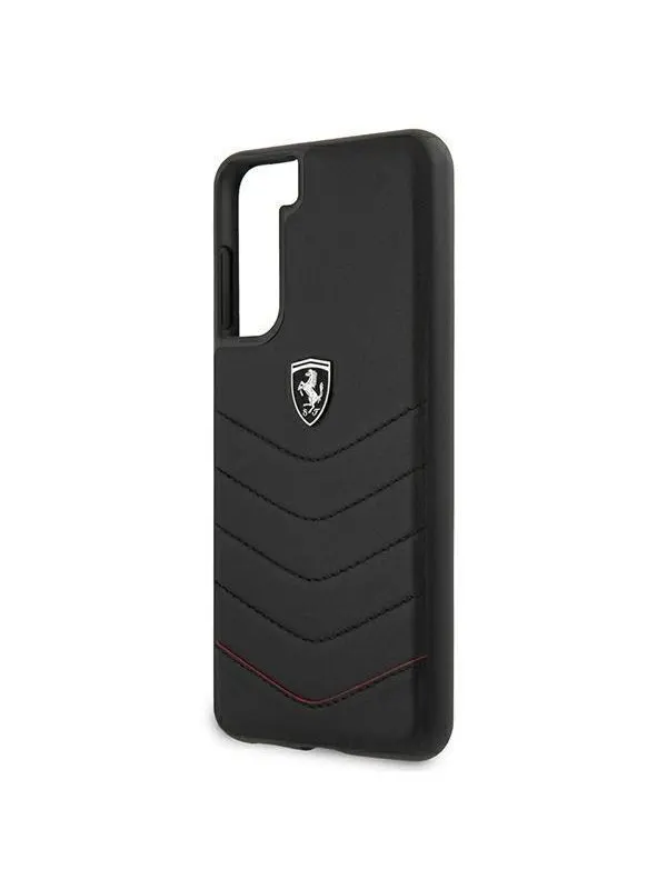 Ferrari Off Track Quilted Case for Samsung Galaxy S21 - Black