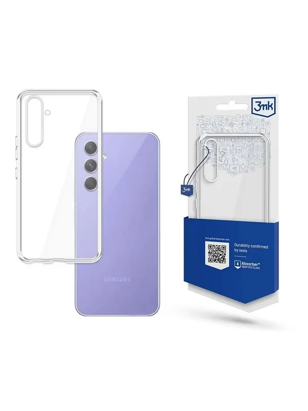 3mk Case for Samsung Galaxy A54 5G silicone series Clear Case - transparent