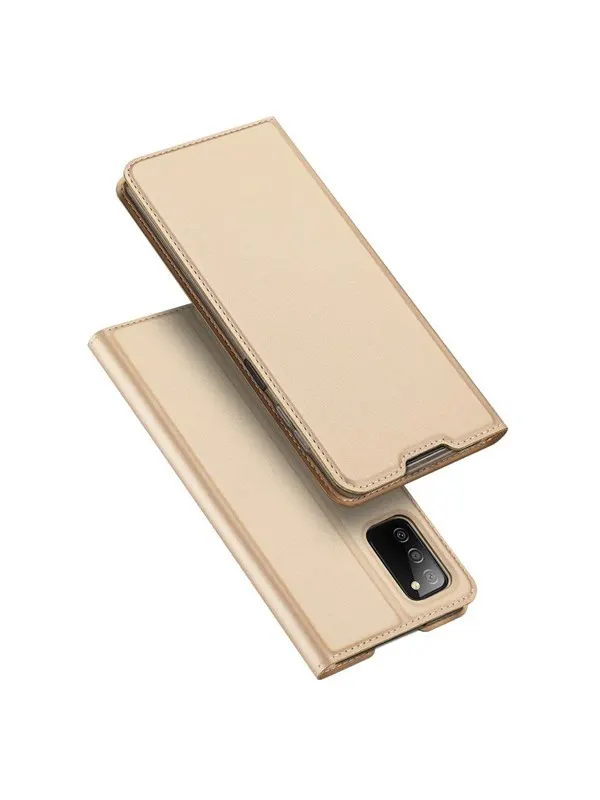 Dux Ducis Skin Pro Holster Case Flip Cover Samsung Galaxy A03s Gold