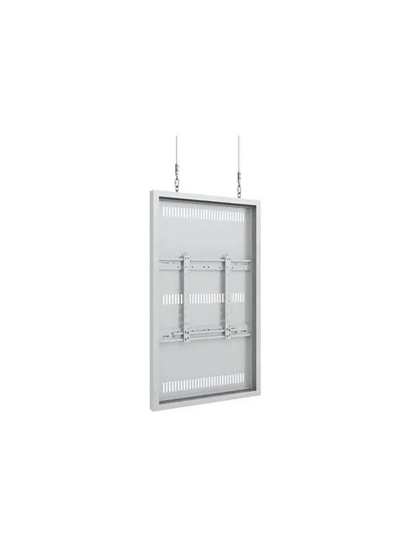 Multibrackets M Pro Series enclosure - for digital signage panel - wire slim - white RAL 9005 - Max 25 kg - recommended for 55"