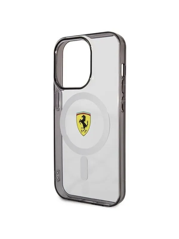 Ferrari Outline MagSafe Case for iPhone 14 Pro - Clear