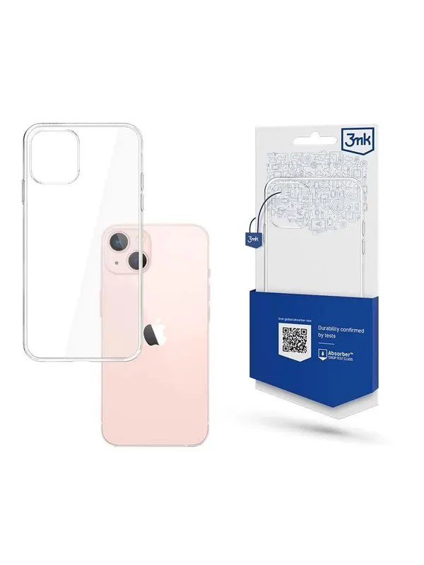 3mk Case for iPhone 14 silicone from the Clear Case series - transparent