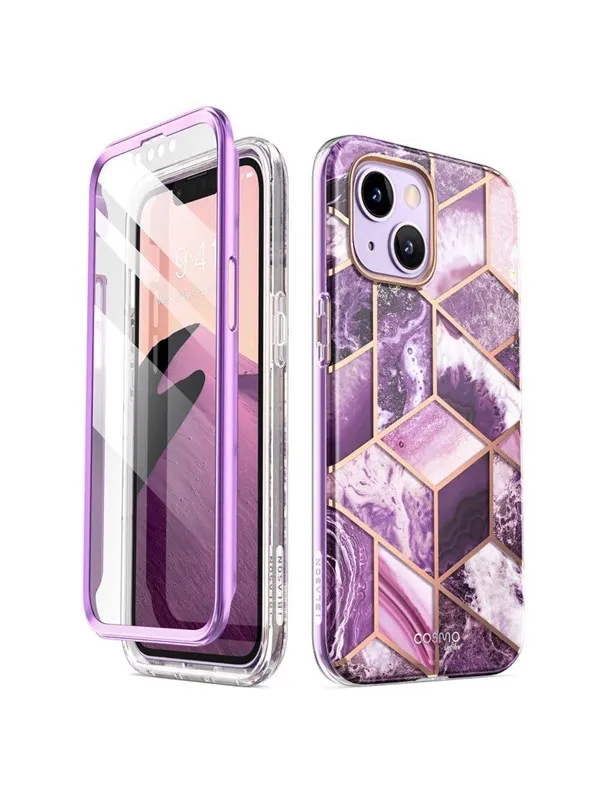 SUPCASE Cosmo Case for iPhone 14 Plus - Pink Marble