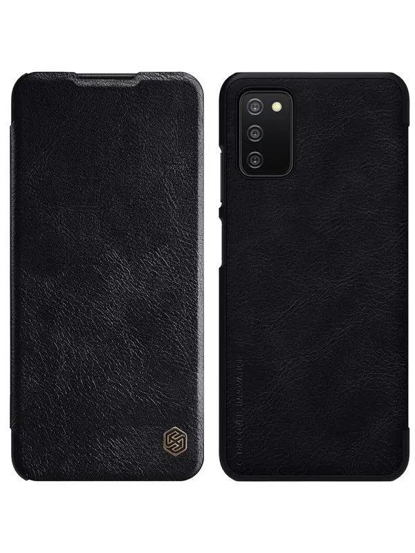 Nillkin Qin Leather Holster Case for Samsung Galaxy A03s Black