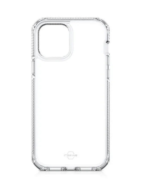 ITSKINS SUPREME CLEAR cover for iPhone 12 mini®. White and transparent