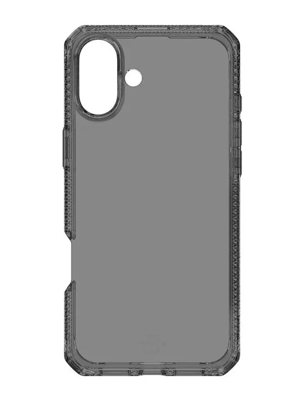 ITSKINS SPECTRUM CLEAR cover for iPhone 16®. Smoke