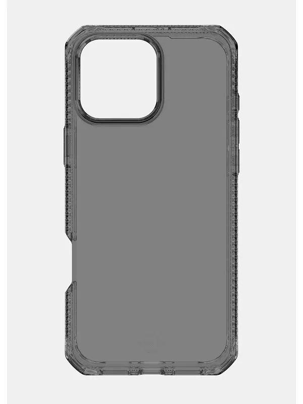 ITSKINS SPECTRUM CLEAR cover for iPhone 16 Pro®. Smoke