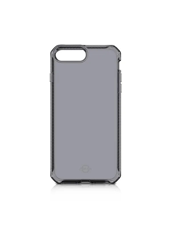 ITSKINS SPECTRUM CLEAR cover for iPhone 8 Plus / 7 Plus / 6S Plus / 6 Plus®. Smoke