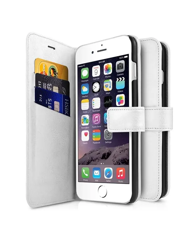 ITSKINS BOOK cover for iPhone 8 Plus / 7 Plus / 6s Plus / 6 Plus®. White