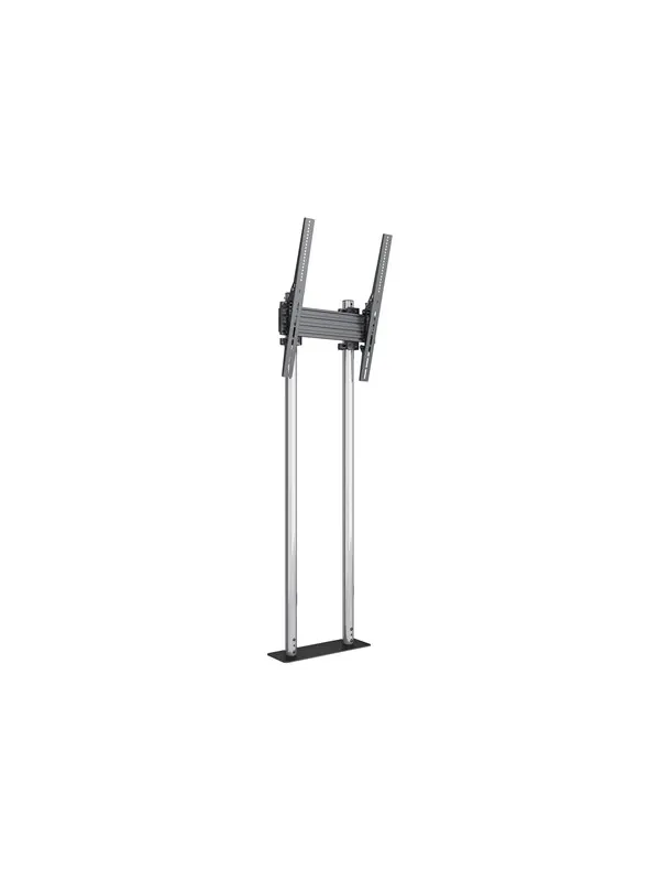 Multibrackets M Pro Series mounting kit - dual pole single side - for LED display - chrome - Max 75 kg - recommended for 90"