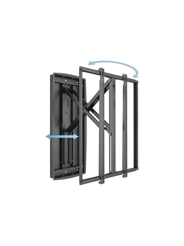 Multibrackets M mounting kit - articulating - for LCD display - XL - black - Max 45 kg - recommended for 98"