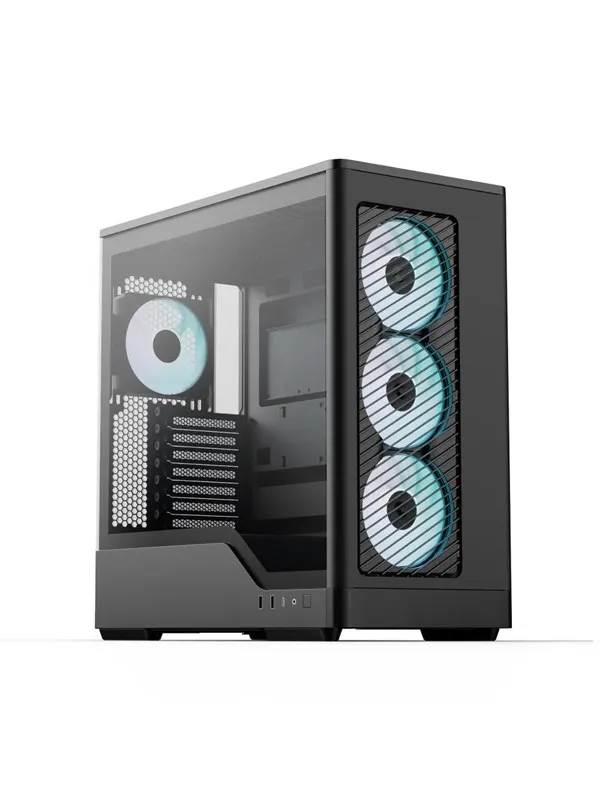 AeroCool D520A - Chassi - Svart