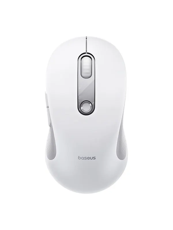 Baseus F02 Ergonomic Wireless Mouse USB 2.4GHz - White - Vit