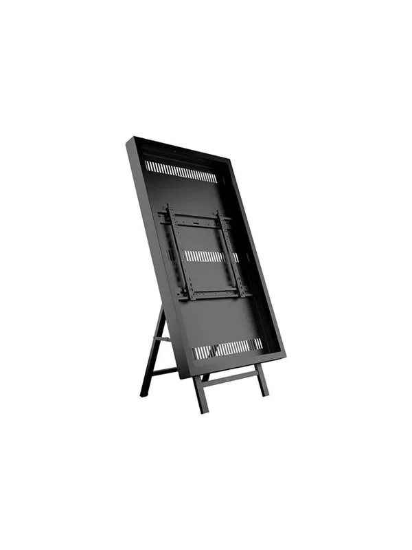 Multibrackets M Pro Series enclosure - for flat panel - tilt and roll - black - Max 50 kg - recommended for 55"