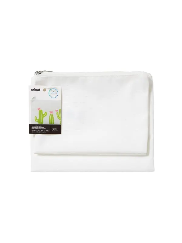 Cricut Cosmetic Bag Blanks printable textile