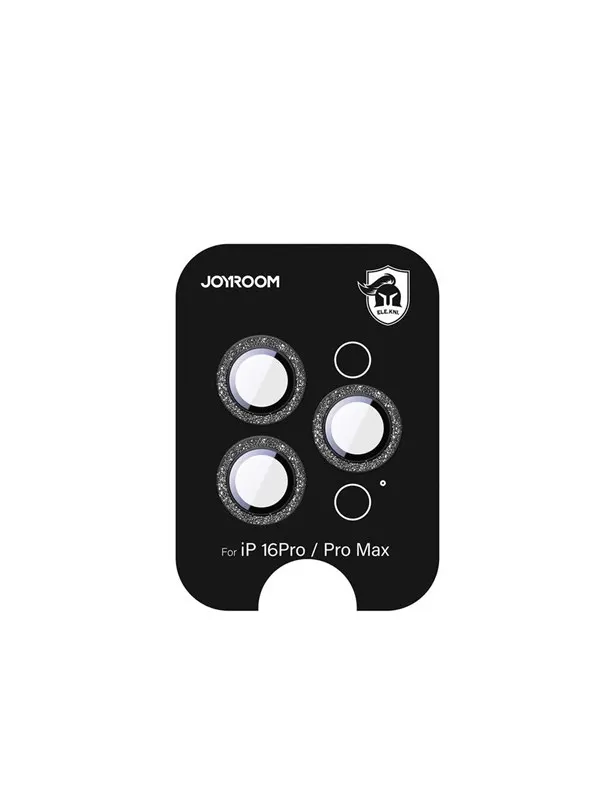 Joyroom JR-MSF0303 Glass Screen Protector for iPhone 16 Pro/16 Pro Max Lenses - Black